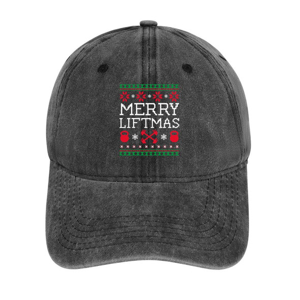 Merry Liftmas - Fun Gym Working LIfting Ugly Festive Design Cowboy Hat Horse Hat hiking hat Boy Child Women's